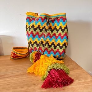 Artisan Tassel Bucket Bag